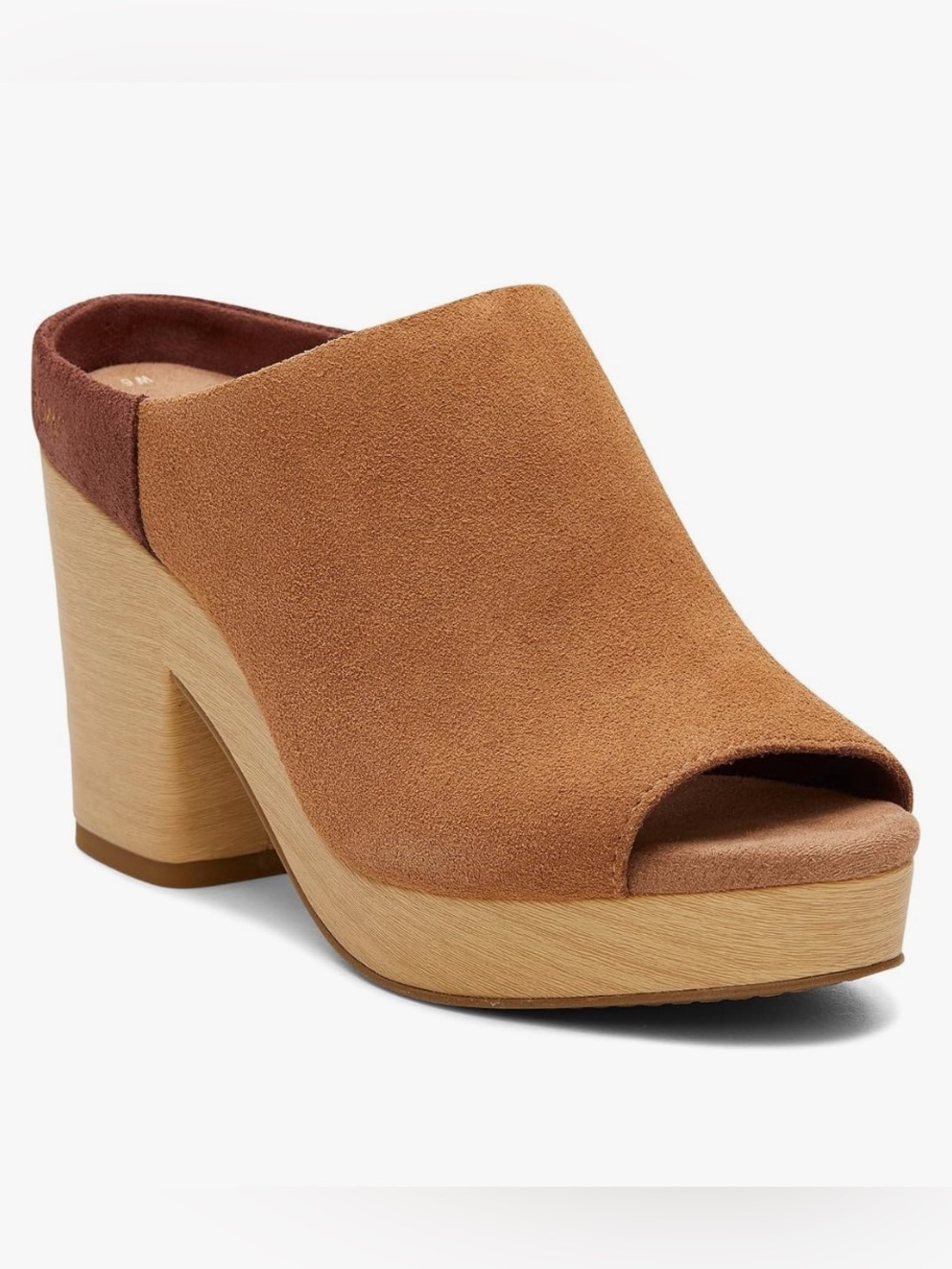 Tom’s Florence Suede Platform Sandal Sz 7.5